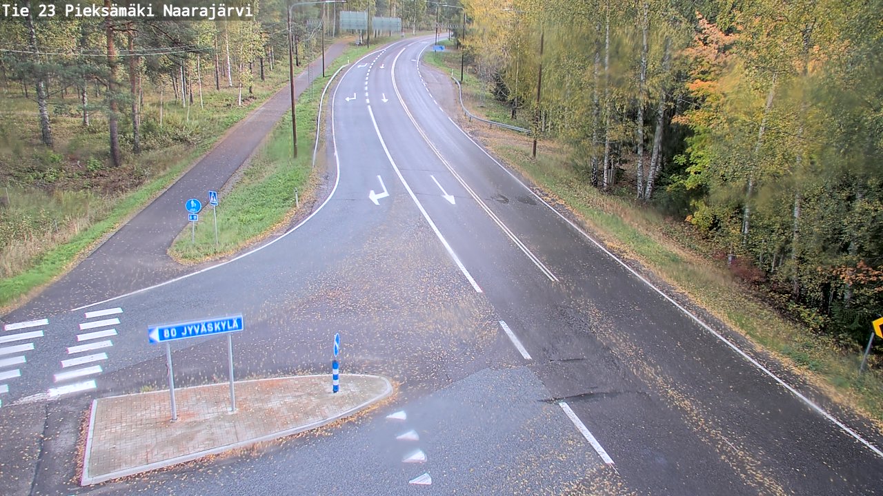 Weather Camera Image Road 23 Pieksämäki, Naarajärvi, Pieksämäki, Etelä-Savo