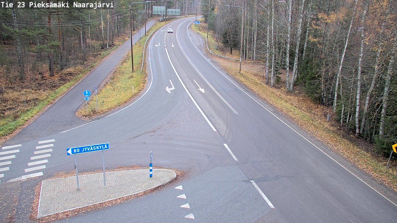 Kelikamerat Kuva Tie 23 Pieksämäki, Naarajärvi, Pieksämäki, Etelä-Savo