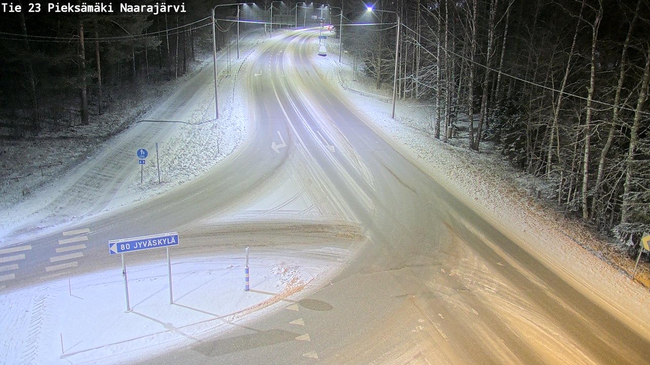 Kelikamerat Kuva Tie 23 Pieksämäki, Naarajärvi, Pieksämäki, Etelä-Savo