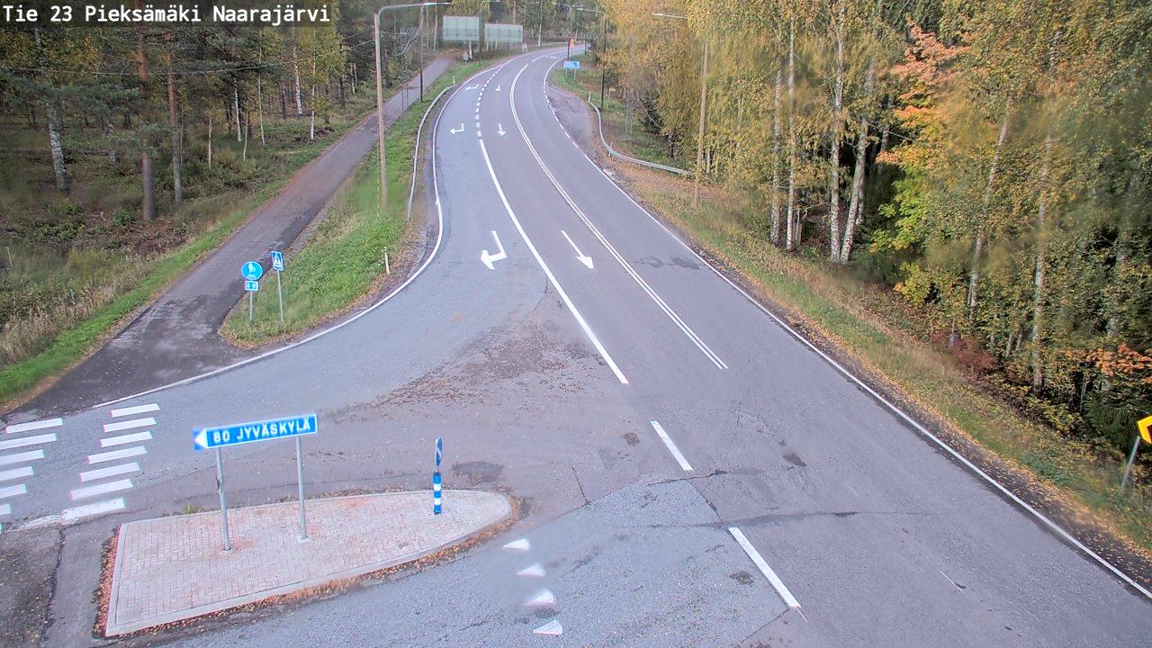 Weather Camera Image Road 23 Pieksämäki, Naarajärvi, Pieksämäki, Etelä-Savo