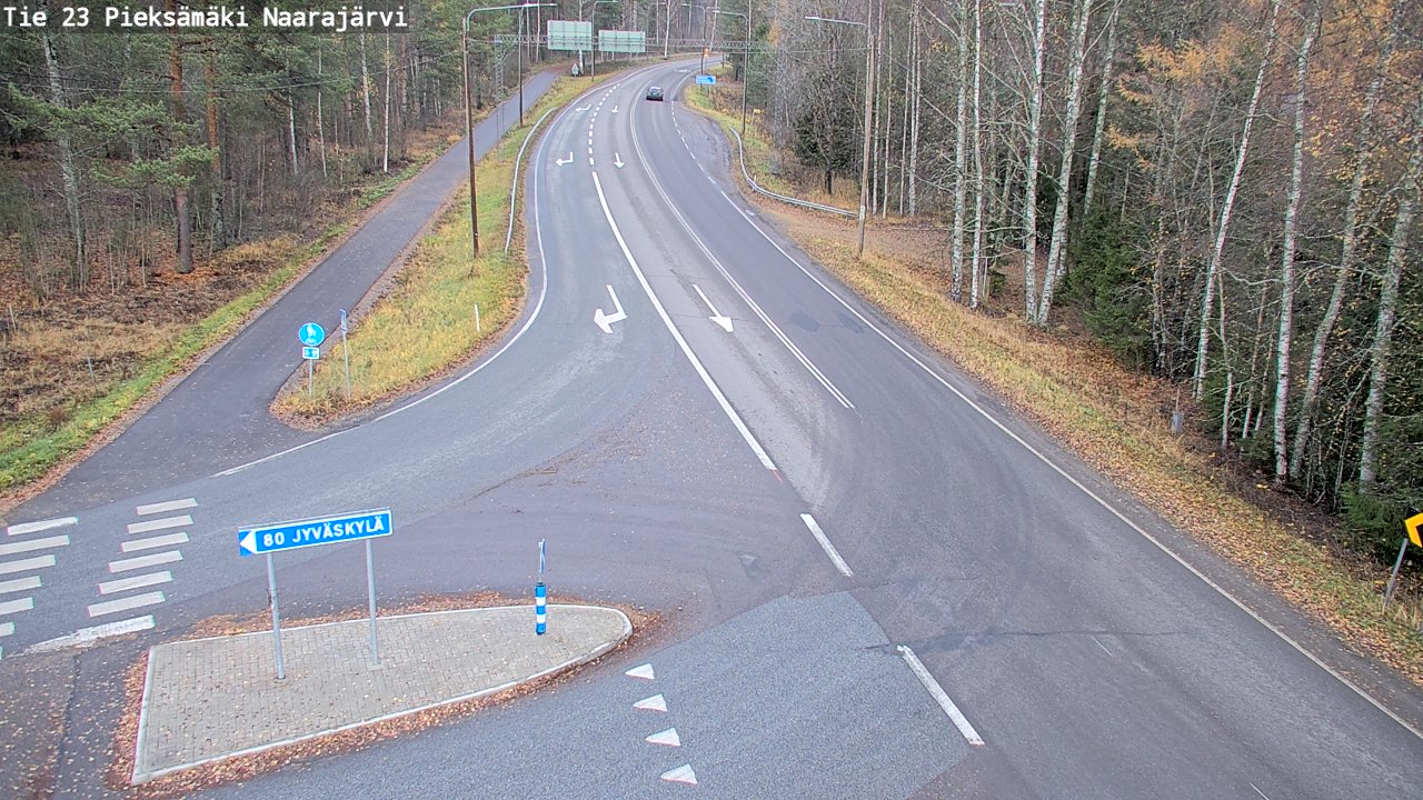 Kelikamerat Kuva Tie 23 Pieksämäki, Naarajärvi, Pieksämäki, Etelä-Savo