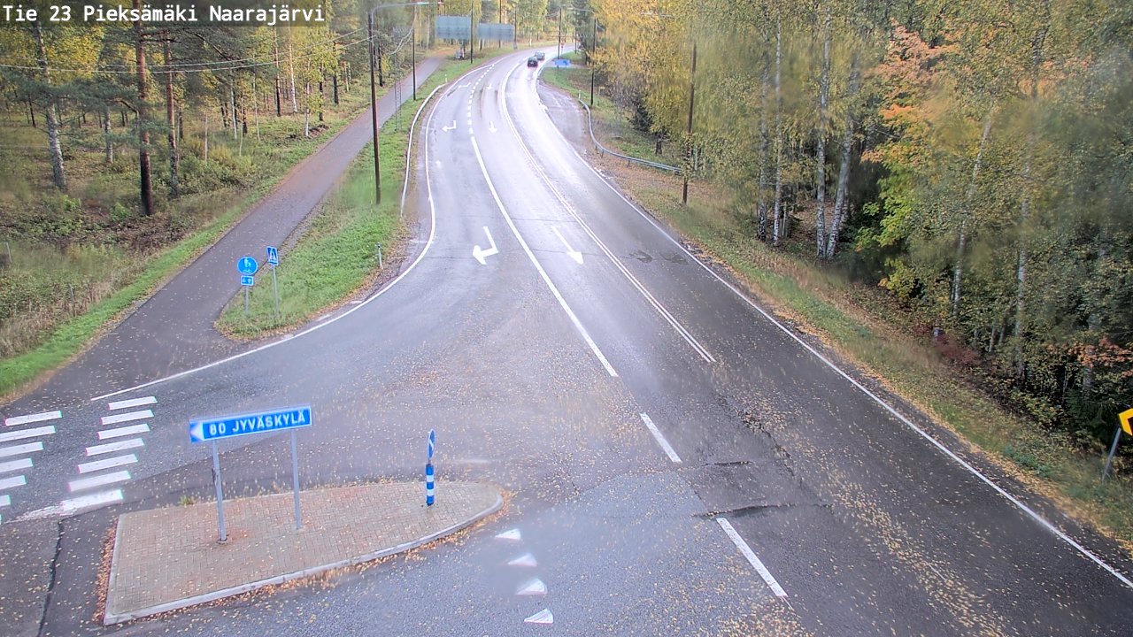Weather Camera Image Road 23 Pieksämäki, Naarajärvi, Pieksämäki, Etelä-Savo