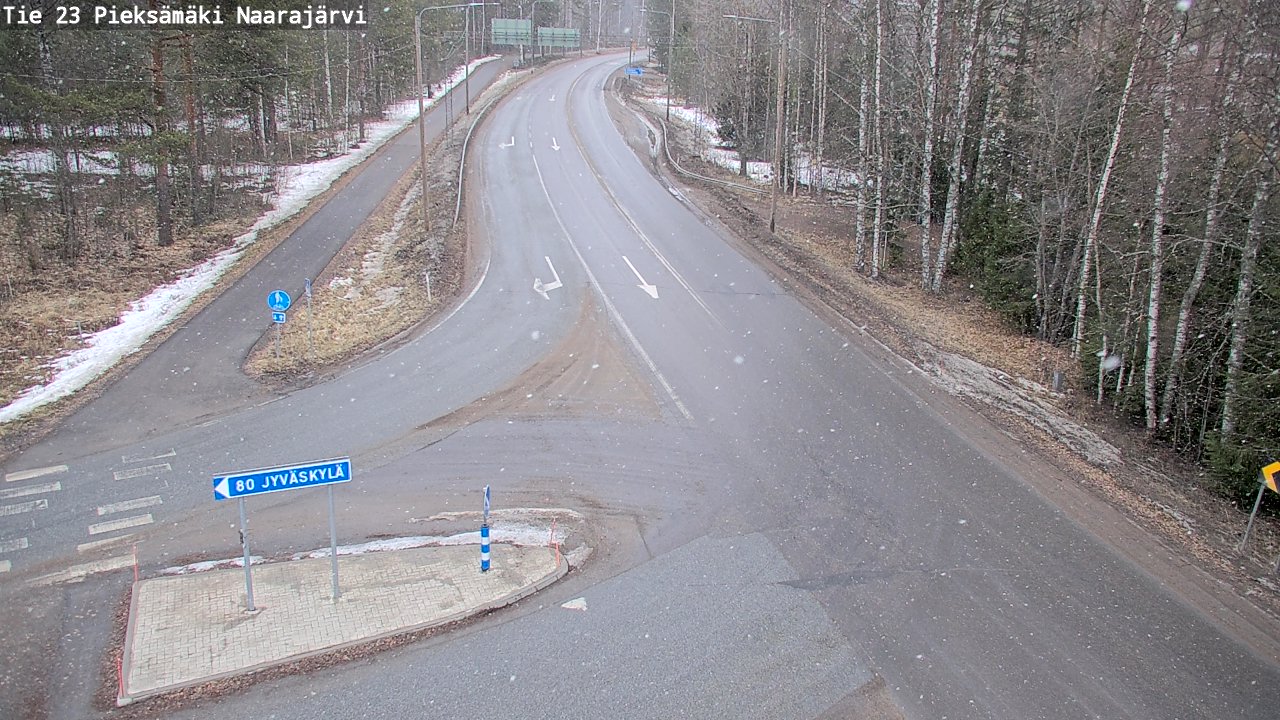 Kelikamerat Kuva Tie 23 Pieksämäki, Naarajärvi, Pieksämäki, Etelä-Savo