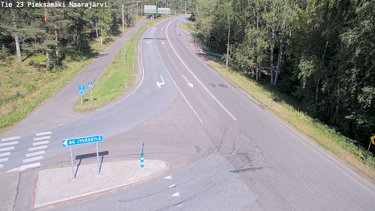 Kelikamerat Kuva Tie 23 Pieksämäki, Naarajärvi, Pieksämäki, Etelä-Savo