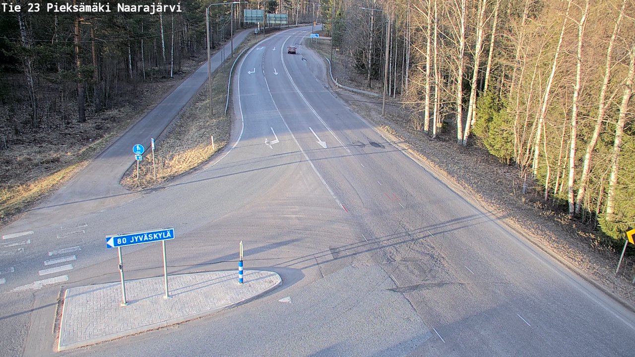 Kelikamerat Kuva Tie 23 Pieksämäki, Naarajärvi, Pieksämäki, Etelä-Savo