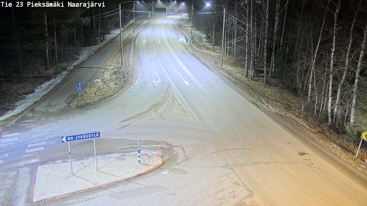 Kelikamerat Kuva Tie 23 Pieksämäki, Naarajärvi, Pieksämäki, Etelä-Savo