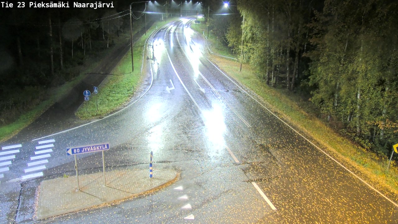 Weather Camera Image Road 23 Pieksämäki, Naarajärvi, Pieksämäki, Etelä-Savo