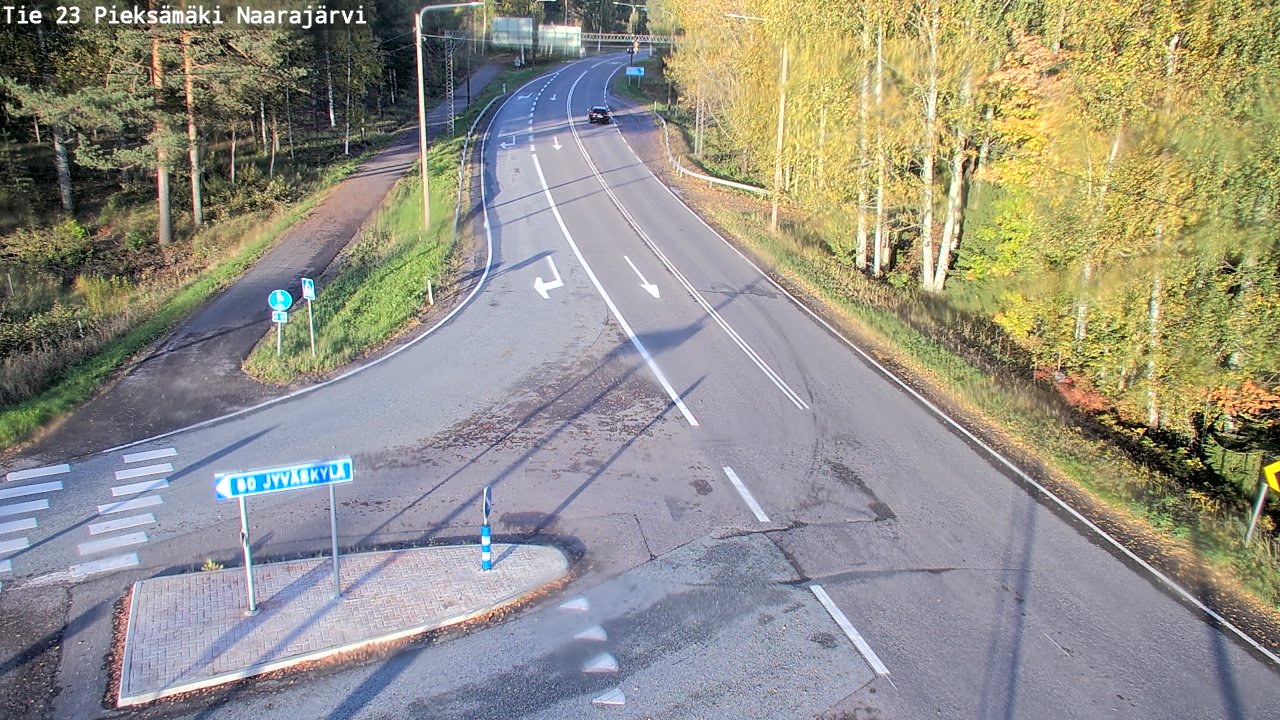 Weather Camera Image Road 23 Pieksämäki, Naarajärvi, Pieksämäki, Etelä-Savo
