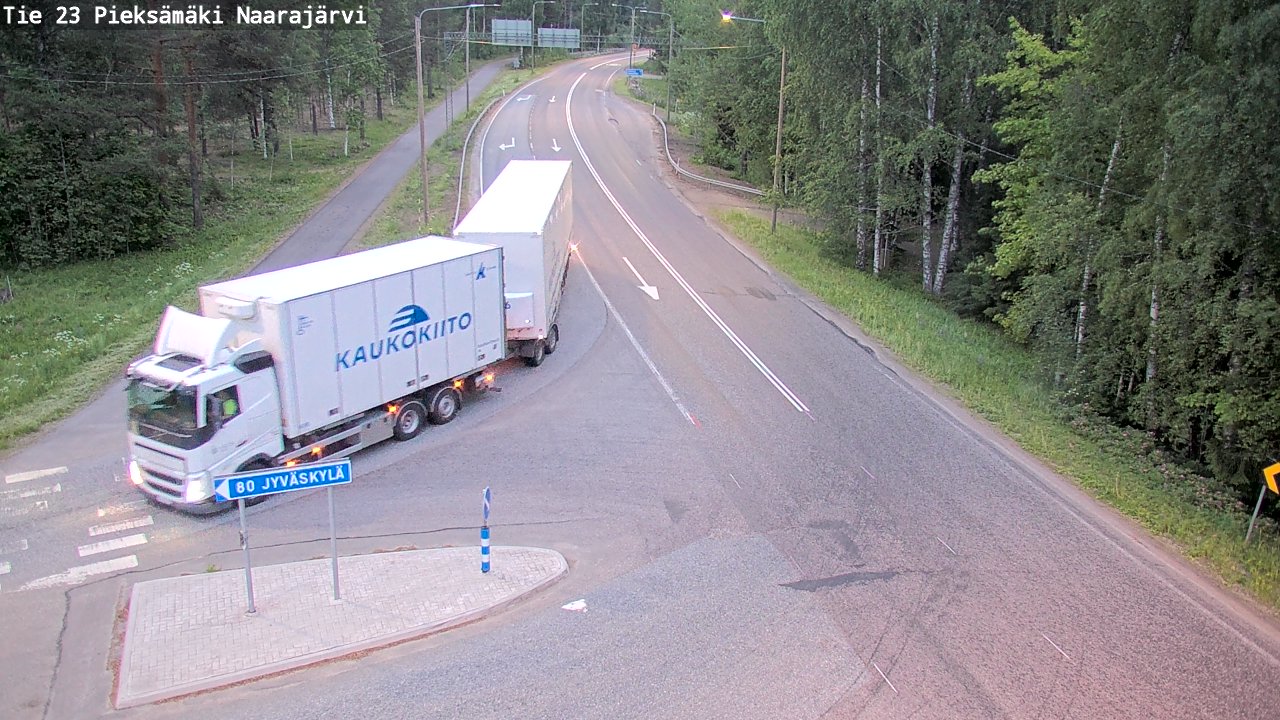 Kelikamerat Kuva Tie 23 Pieksämäki, Naarajärvi, Pieksämäki, Etelä-Savo