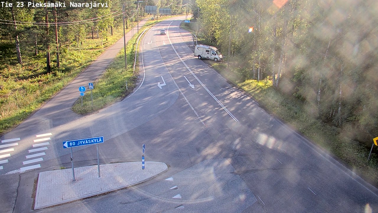 Kelikamerat Kuva Tie 23 Pieksämäki, Naarajärvi, Pieksämäki, Etelä-Savo