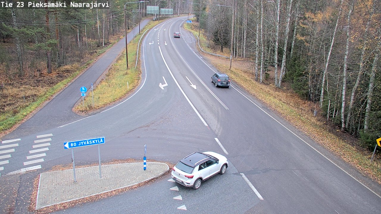 Kelikamerat Kuva Tie 23 Pieksämäki, Naarajärvi, Pieksämäki, Etelä-Savo