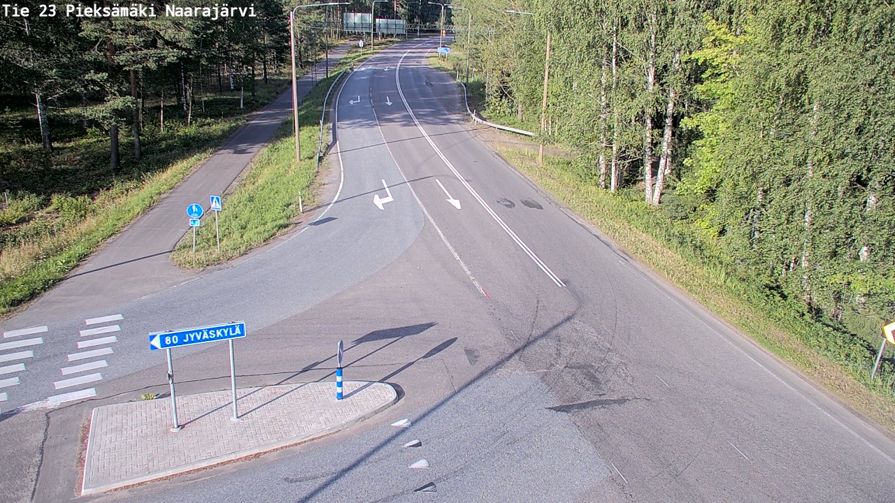 Kelikamerat Kuva Tie 23 Pieksämäki, Naarajärvi, Pieksämäki, Etelä-Savo