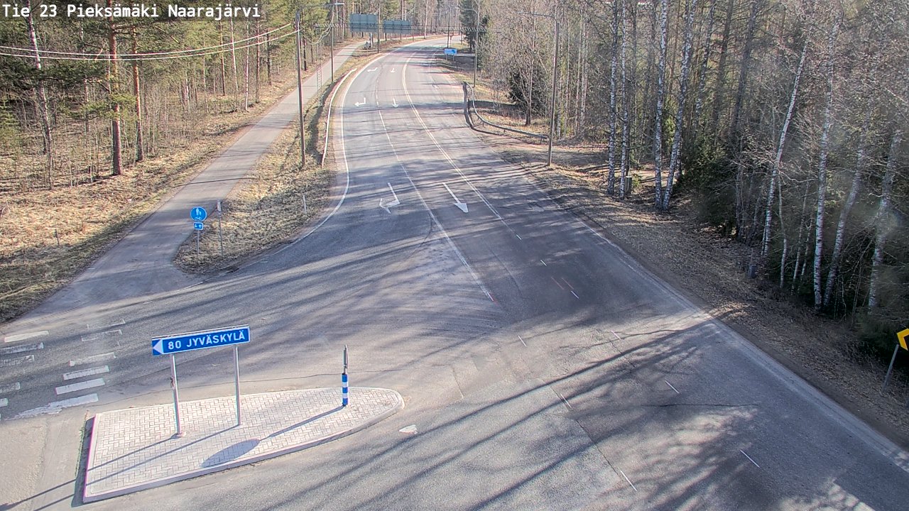 Kelikamerat Kuva Tie 23 Pieksämäki, Naarajärvi, Pieksämäki, Etelä-Savo