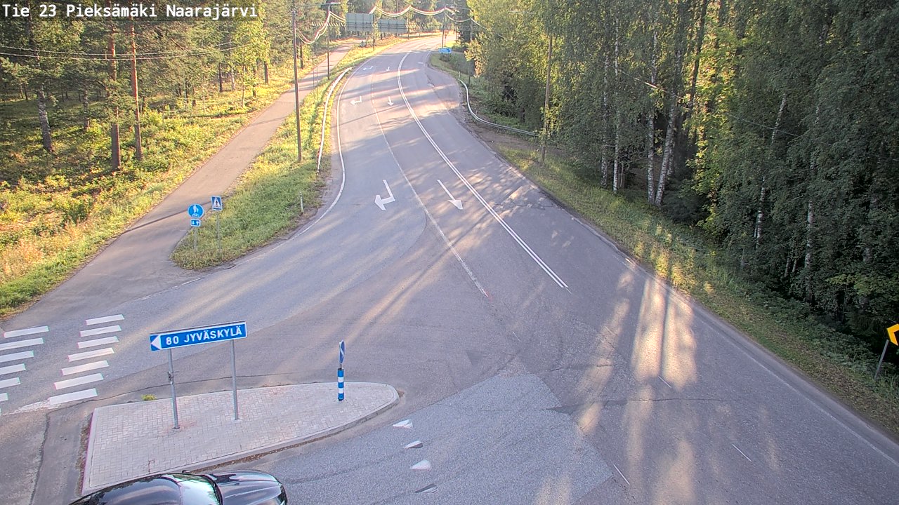 Weather Camera Image Väg 23 Pieksämäki, Naarajärvi, Pieksämäki, Etelä-Savo
