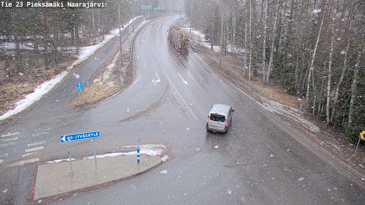 Kelikamerat Kuva Tie 23 Pieksämäki, Naarajärvi, Pieksämäki, Etelä-Savo