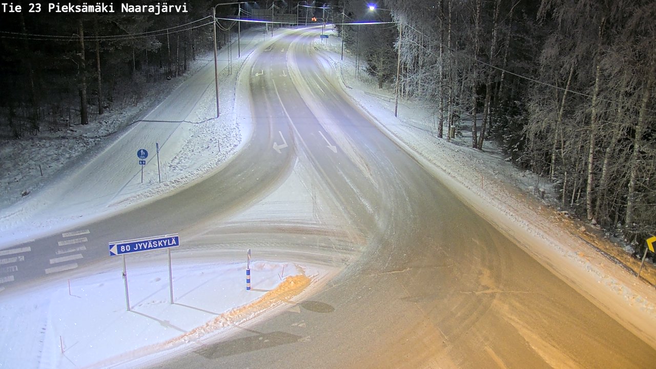 Kelikamerat Kuva Tie 23 Pieksämäki, Naarajärvi, Pieksämäki, Etelä-Savo