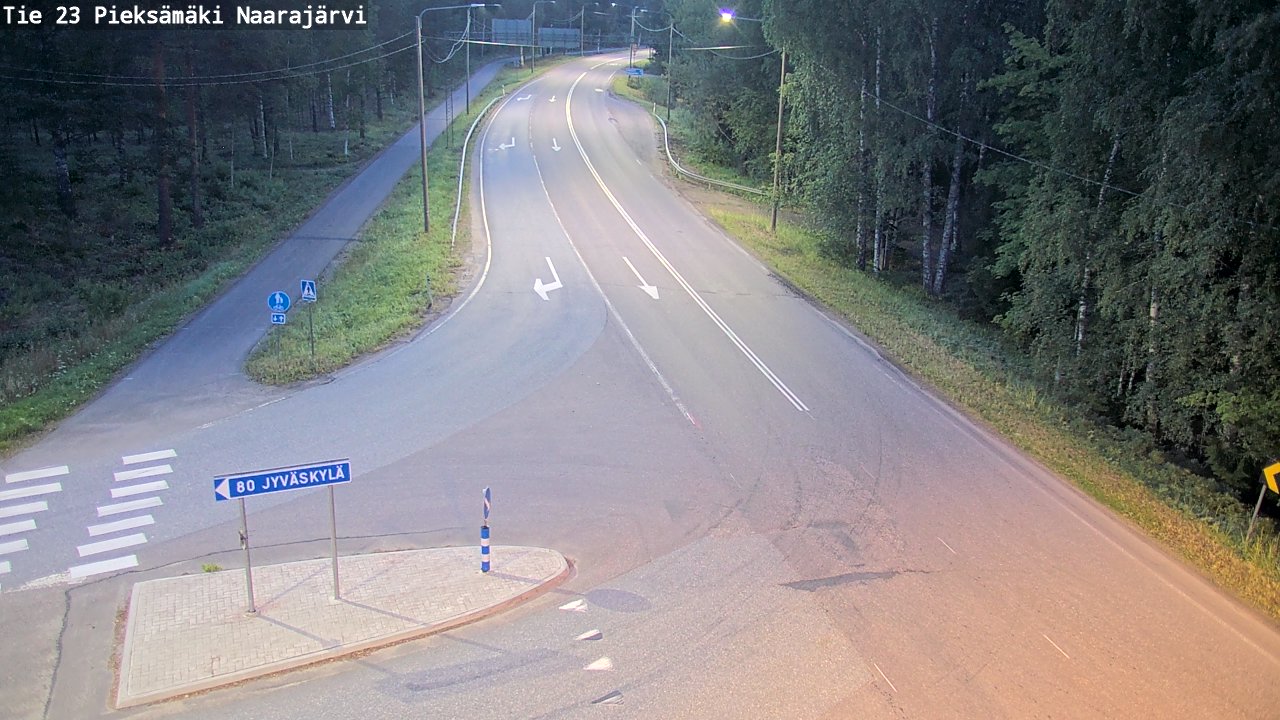 Kelikamerat Kuva Tie 23 Pieksämäki, Naarajärvi, Pieksämäki, Etelä-Savo