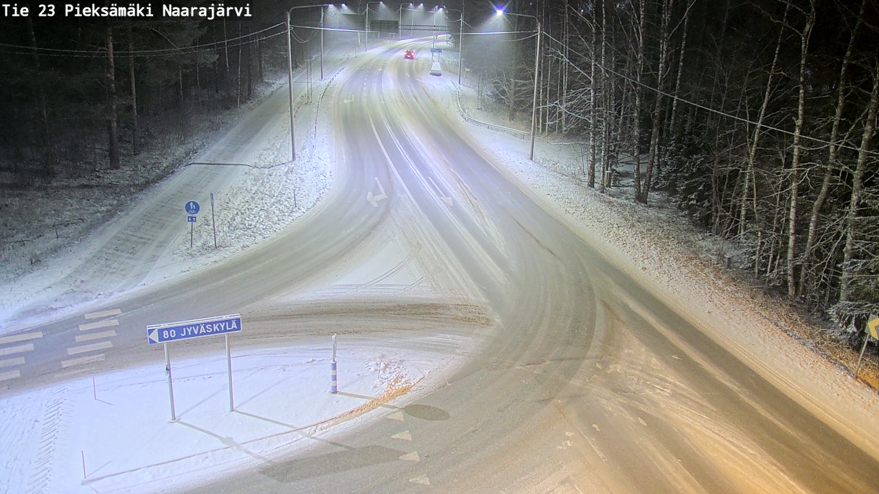 Kelikamerat Kuva Tie 23 Pieksämäki, Naarajärvi, Pieksämäki, Etelä-Savo