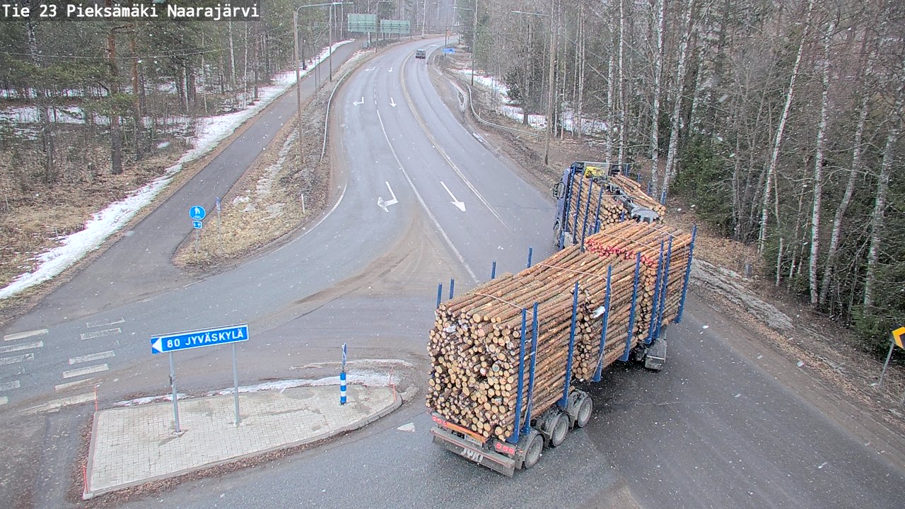 Kelikamerat Kuva Tie 23 Pieksämäki, Naarajärvi, Pieksämäki, Etelä-Savo