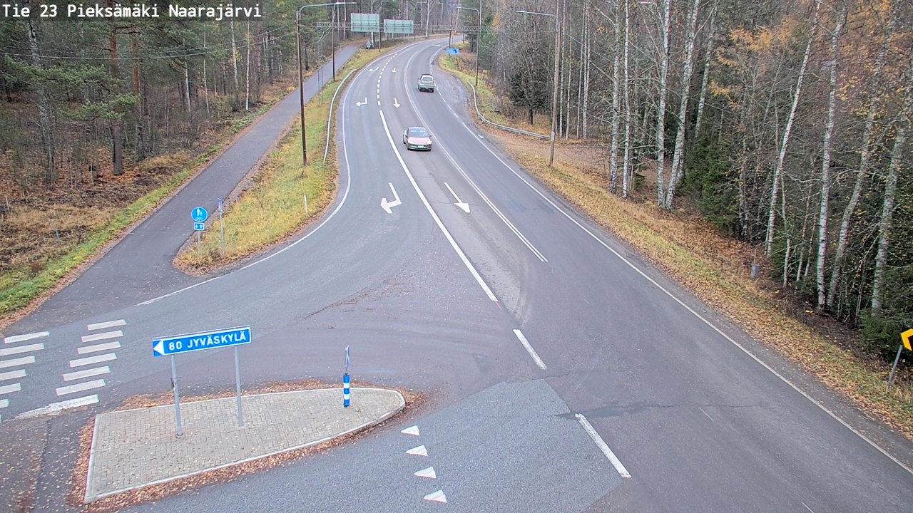 Kelikamerat Kuva Tie 23 Pieksämäki, Naarajärvi, Pieksämäki, Etelä-Savo