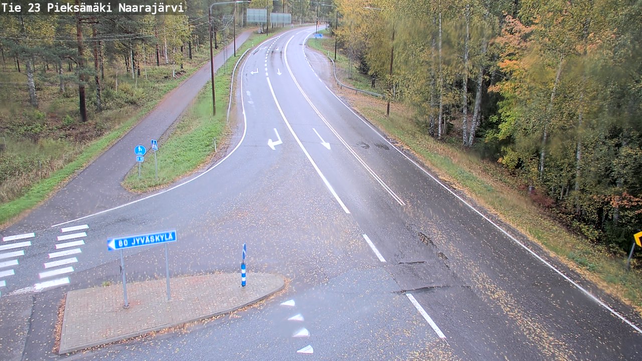 Weather Camera Image Road 23 Pieksämäki, Naarajärvi, Pieksämäki, Etelä-Savo