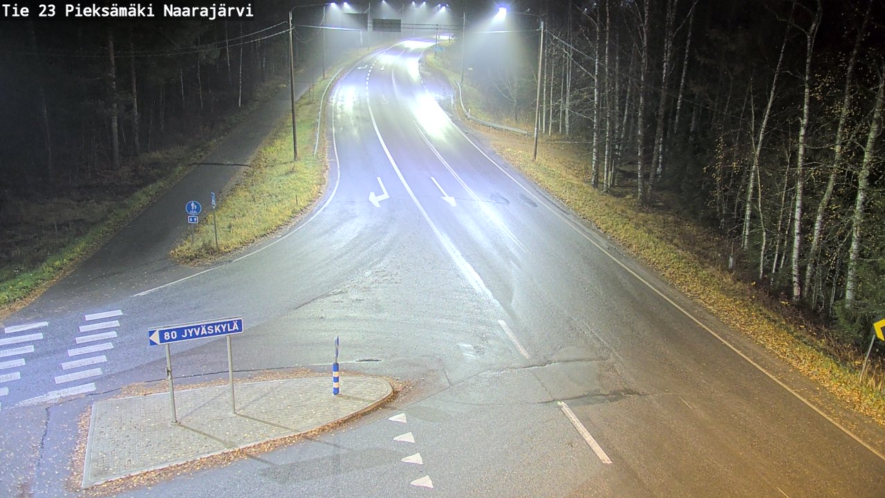 Kelikamerat Kuva Tie 23 Pieksämäki, Naarajärvi, Pieksämäki, Etelä-Savo
