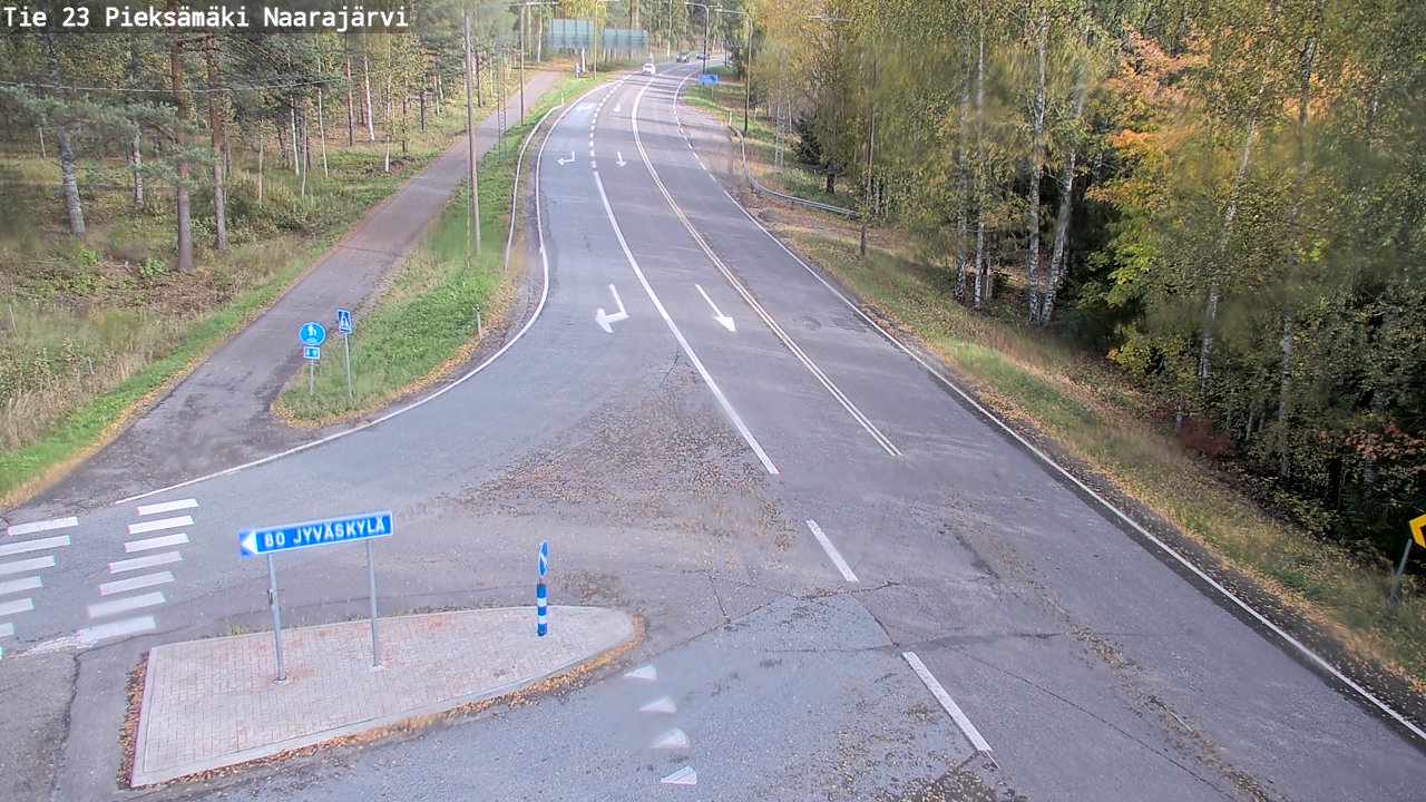 Weather Camera Image Väg 23 Pieksämäki, Naarajärvi, Pieksämäki, Etelä-Savo