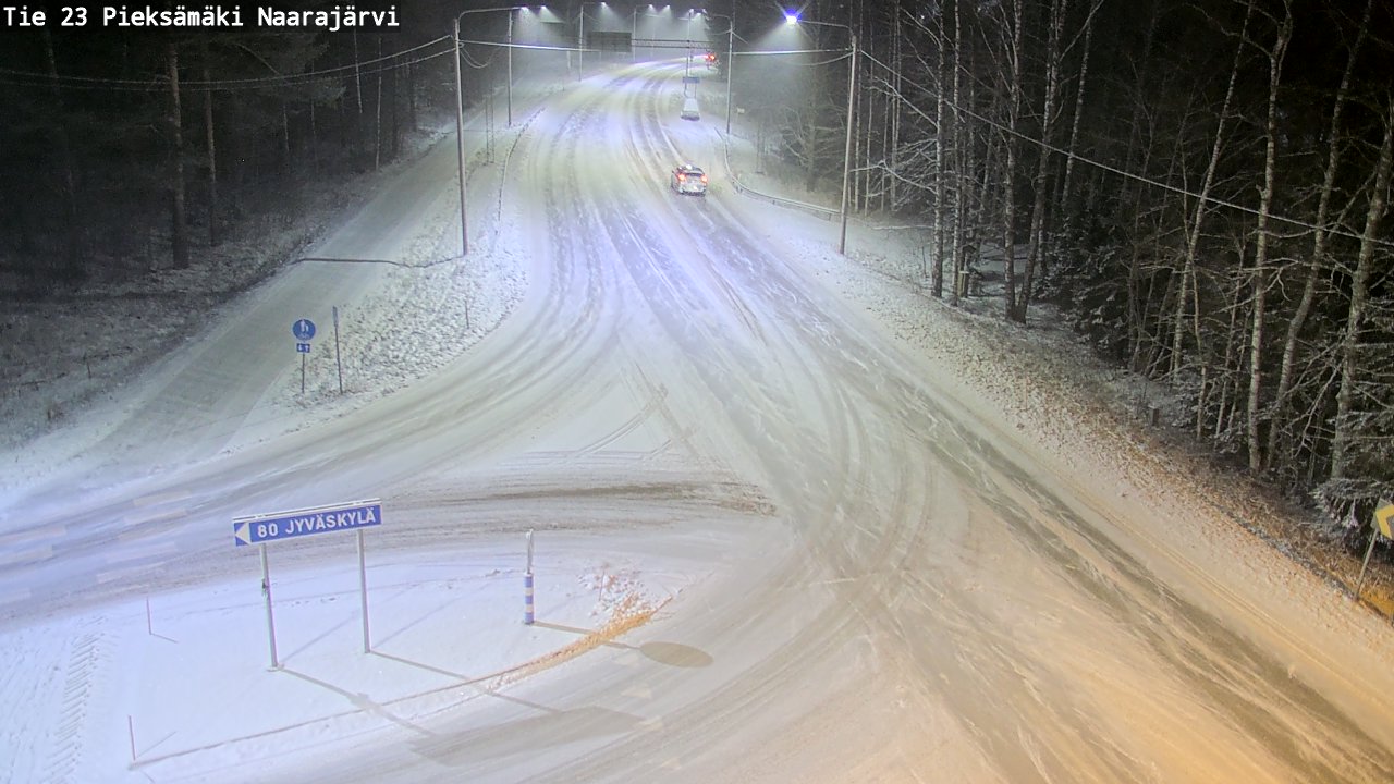 Kelikamerat Kuva Tie 23 Pieksämäki, Naarajärvi, Pieksämäki, Etelä-Savo