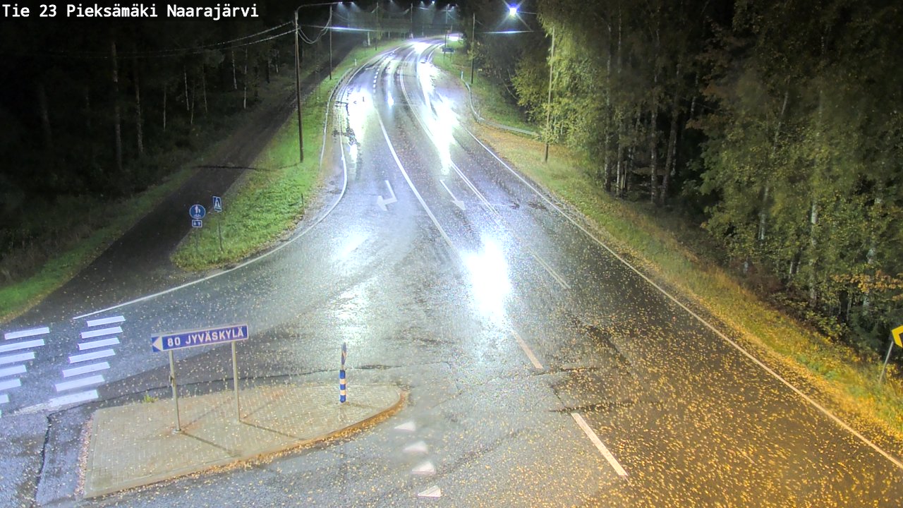 Weather Camera Image Road 23 Pieksämäki, Naarajärvi, Pieksämäki, Etelä-Savo
