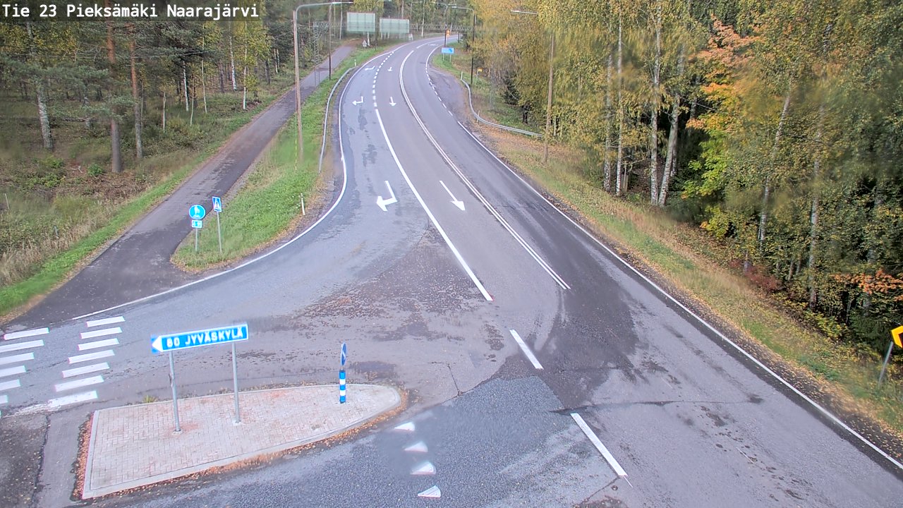 Weather Camera Image Road 23 Pieksämäki, Naarajärvi, Pieksämäki, Etelä-Savo
