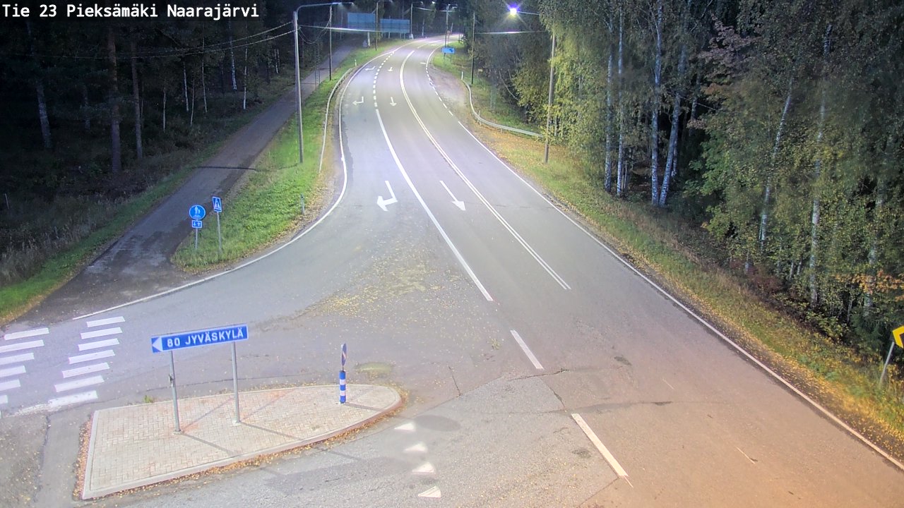 Weather Camera Image Road 23 Pieksämäki, Naarajärvi, Pieksämäki, Etelä-Savo