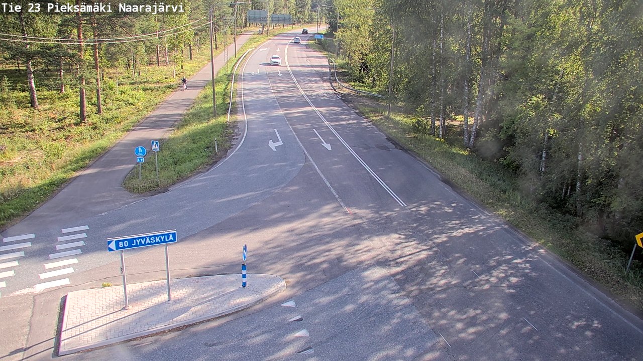 Kelikamerat Kuva Tie 23 Pieksämäki, Naarajärvi, Pieksämäki, Etelä-Savo