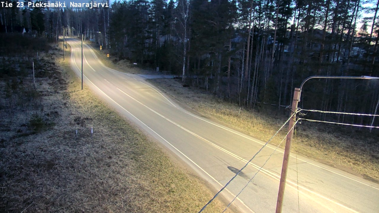 Weather Camera Image Väg 23 Pieksämäki, Naarajärvi, Pieksämäki, Etelä-Savo