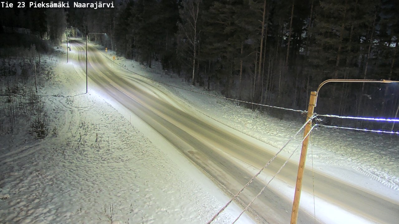 Kelikamerat Kuva Tie 23 Pieksämäki, Naarajärvi, Pieksämäki, Etelä-Savo
