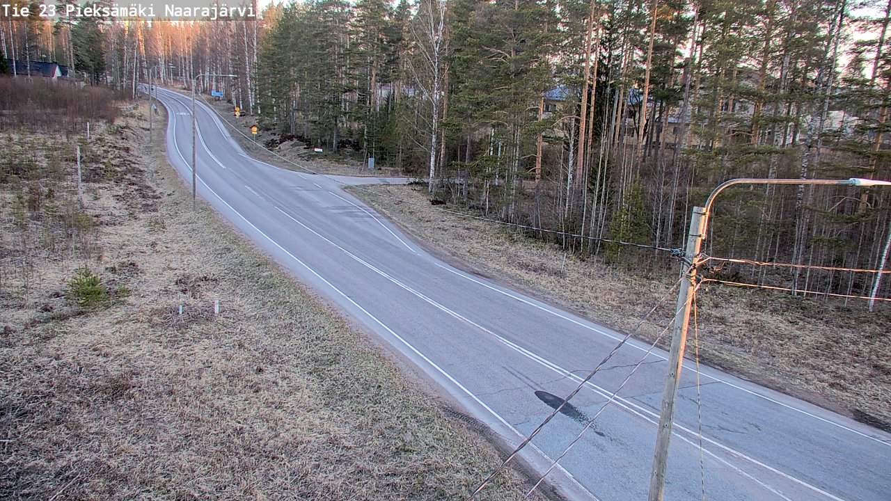 Weather Camera Image Väg 23 Pieksämäki, Naarajärvi, Pieksämäki, Etelä-Savo