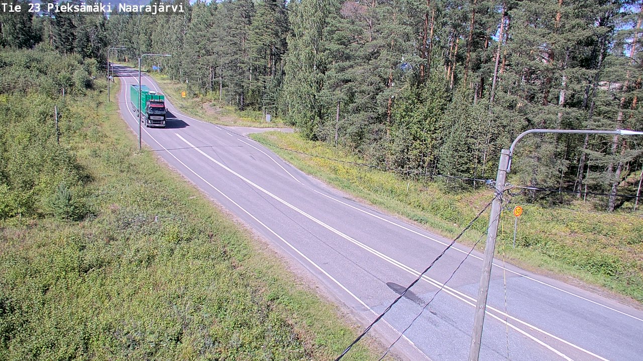 Kelikamerat Kuva Tie 23 Pieksämäki, Naarajärvi, Pieksämäki, Etelä-Savo