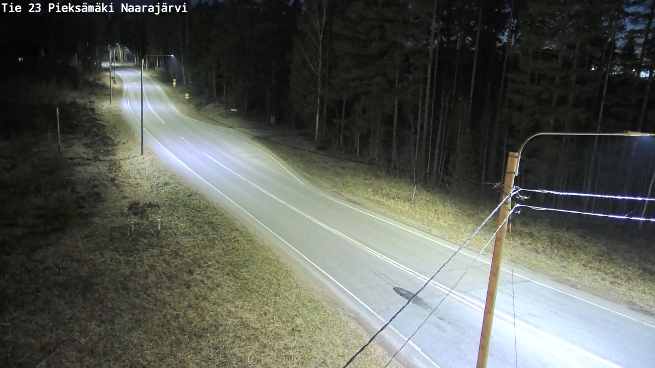 Weather Camera Image Road 23 Pieksämäki, Naarajärvi, Pieksämäki, Etelä-Savo