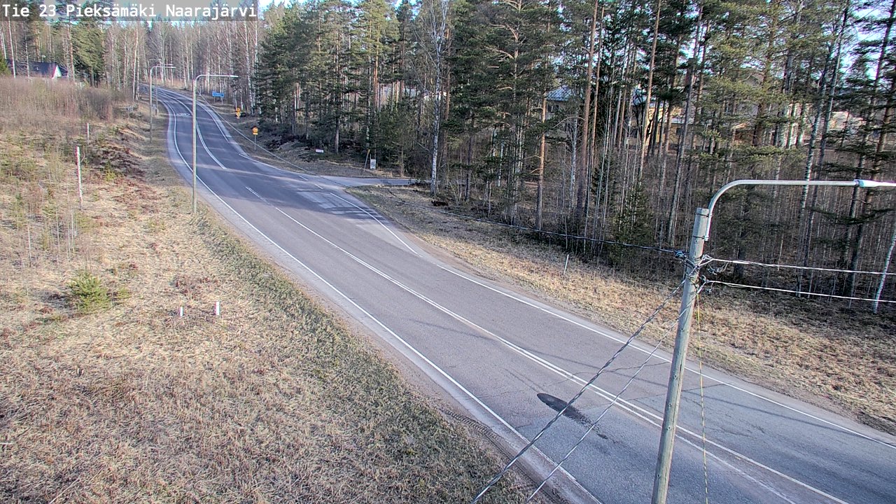 Weather Camera Image Väg 23 Pieksämäki, Naarajärvi, Pieksämäki, Etelä-Savo
