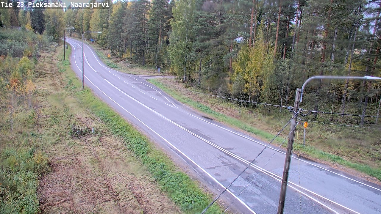 Weather Camera Image Road 23 Pieksämäki, Naarajärvi, Pieksämäki, Etelä-Savo
