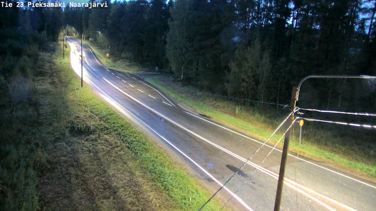 Weather Camera Image Road 23 Pieksämäki, Naarajärvi, Pieksämäki, Etelä-Savo