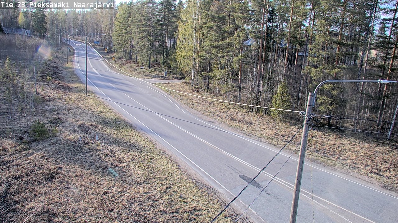Weather Camera Image Väg 23 Pieksämäki, Naarajärvi, Pieksämäki, Etelä-Savo