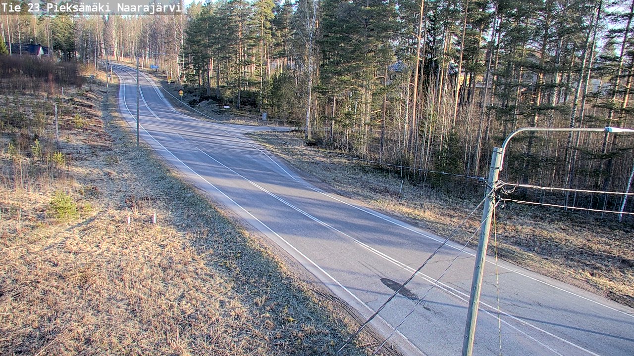 Weather Camera Image Väg 23 Pieksämäki, Naarajärvi, Pieksämäki, Etelä-Savo