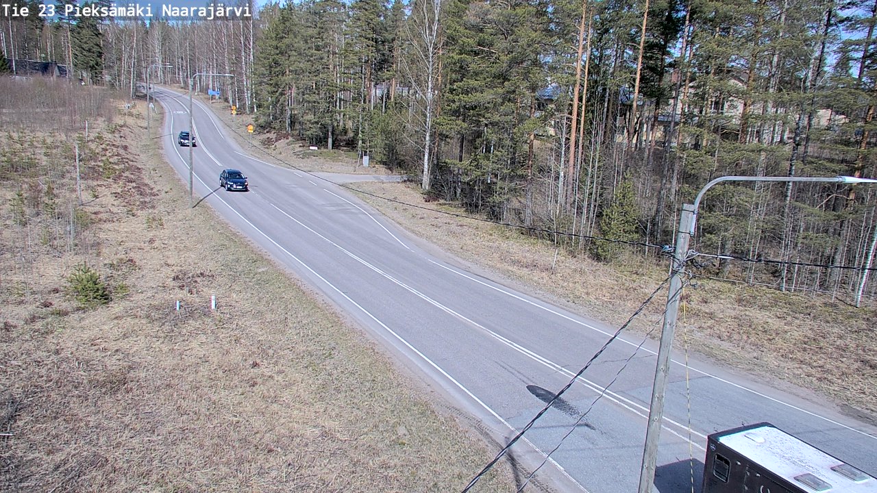 Weather Camera Image Väg 23 Pieksämäki, Naarajärvi, Pieksämäki, Etelä-Savo
