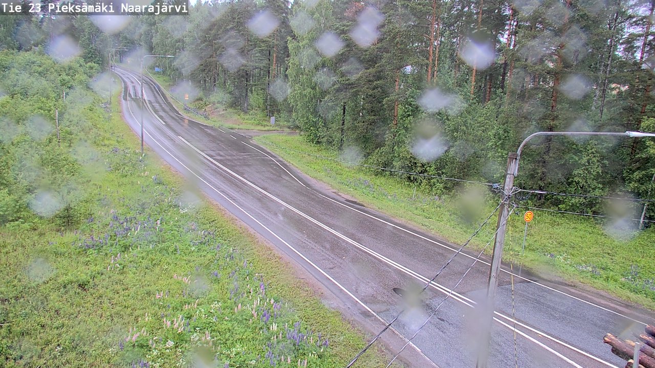 Weather Camera Image Väg 23 Pieksämäki, Naarajärvi, Pieksämäki, Etelä-Savo