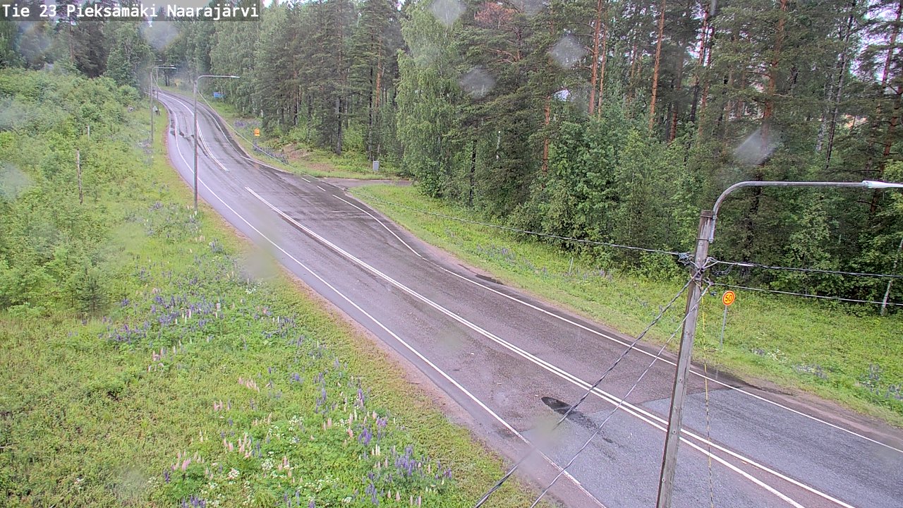 Weather Camera Image Väg 23 Pieksämäki, Naarajärvi, Pieksämäki, Etelä-Savo