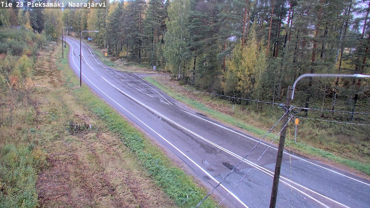 Weather Camera Image Road 23 Pieksämäki, Naarajärvi, Pieksämäki, Etelä-Savo