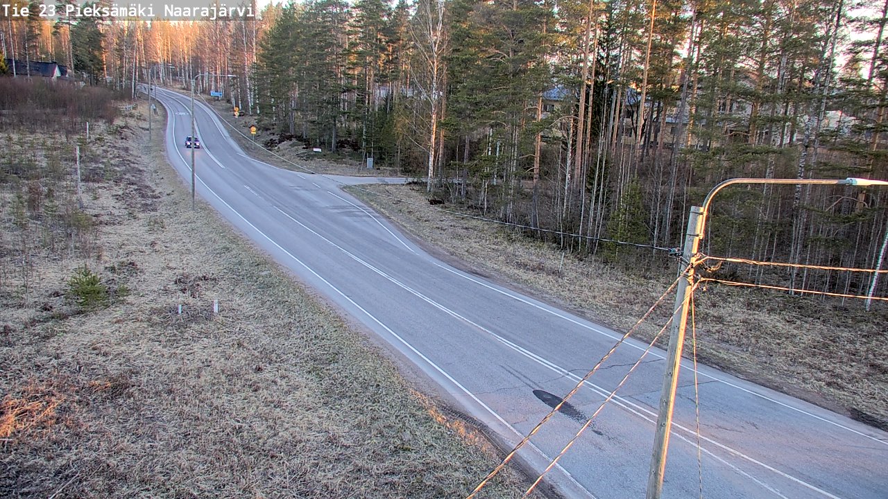 Weather Camera Image Väg 23 Pieksämäki, Naarajärvi, Pieksämäki, Etelä-Savo