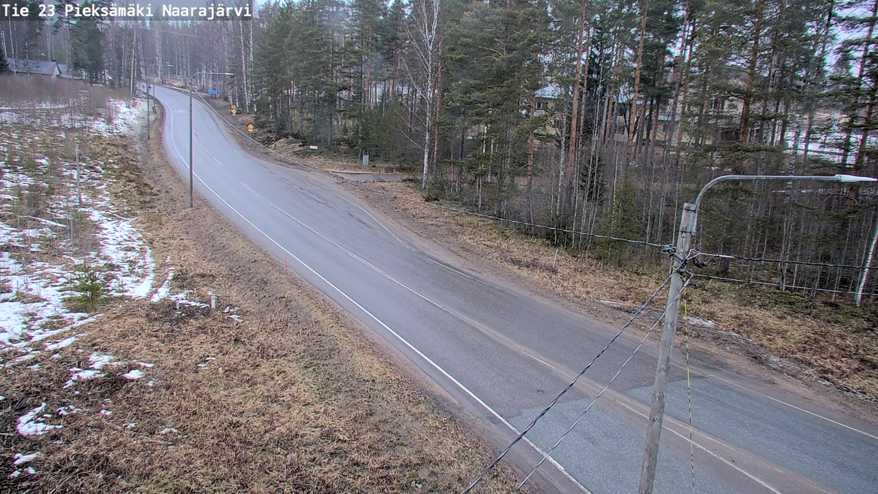 Weather Camera Image Road 23 Pieksämäki, Naarajärvi, Pieksämäki, Etelä-Savo