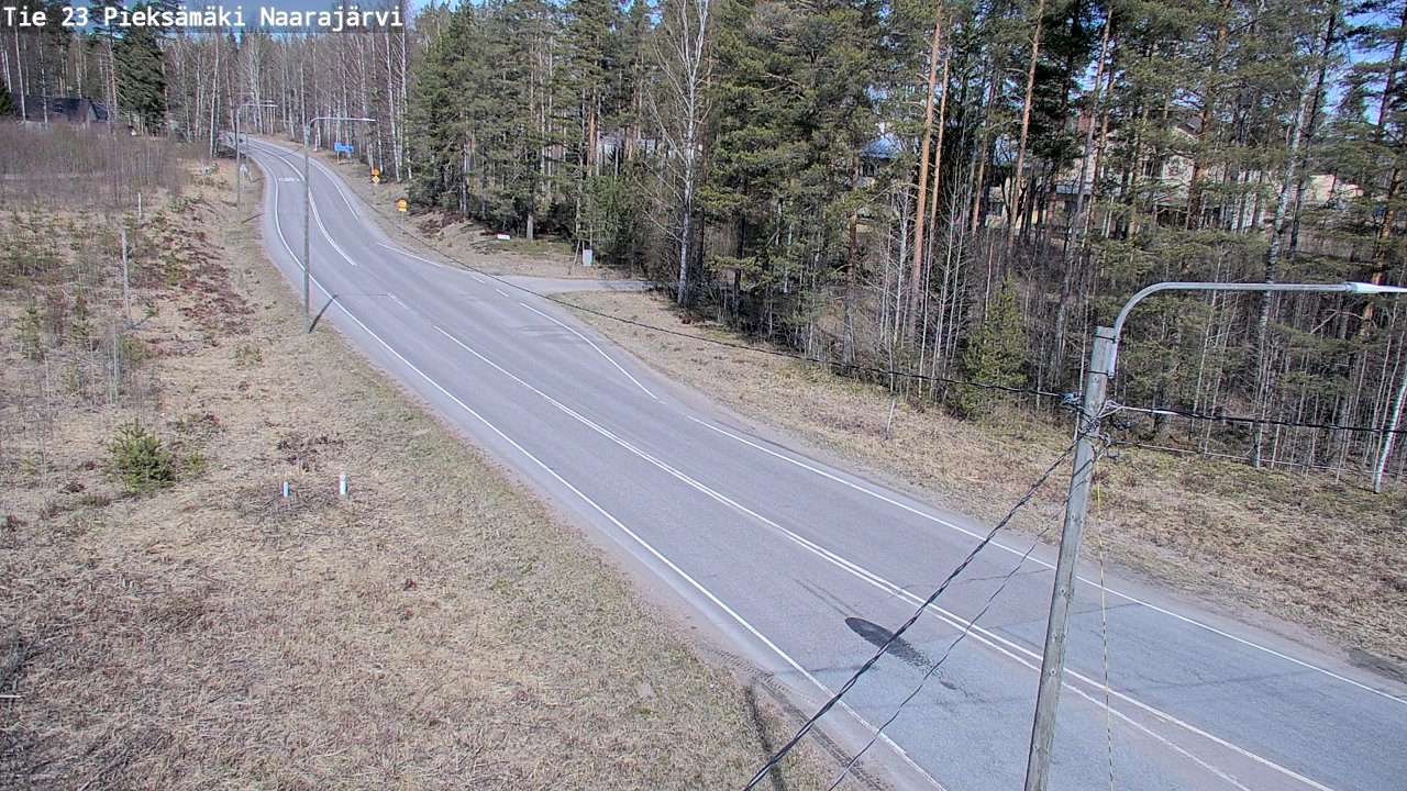 Weather Camera Image Väg 23 Pieksämäki, Naarajärvi, Pieksämäki, Etelä-Savo