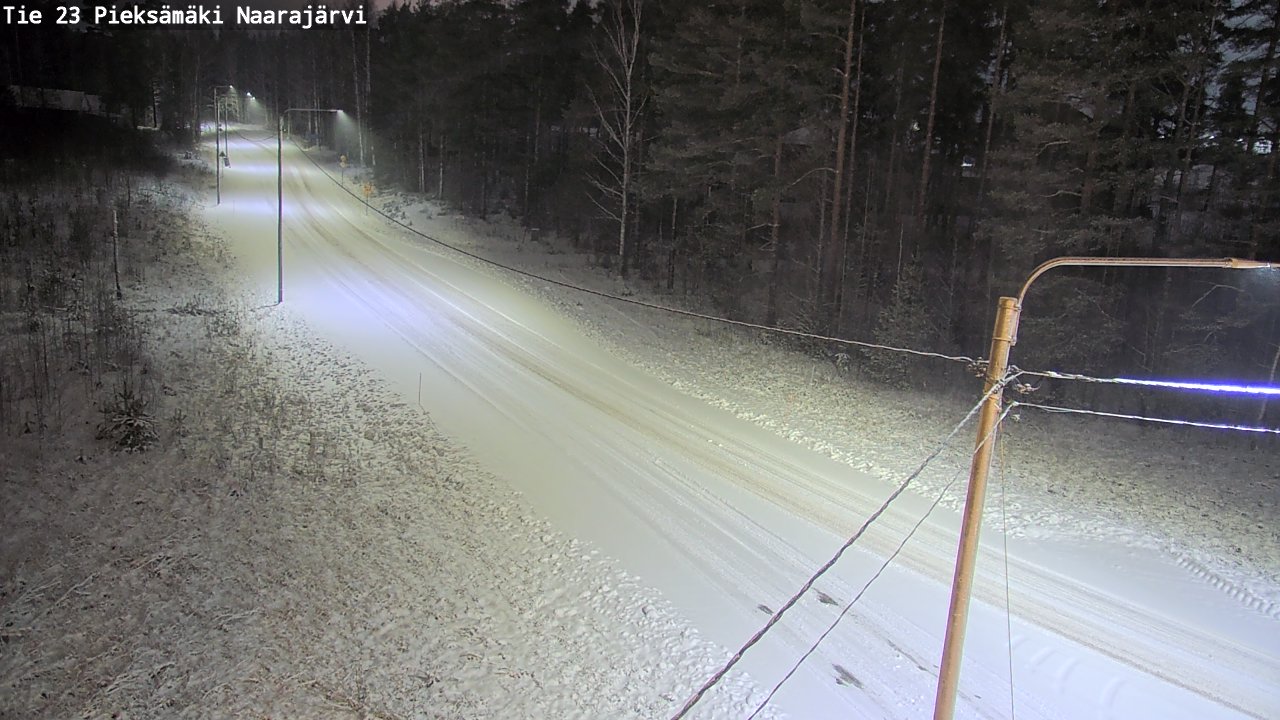 Kelikamerat Kuva Tie 23 Pieksämäki, Naarajärvi, Pieksämäki, Etelä-Savo
